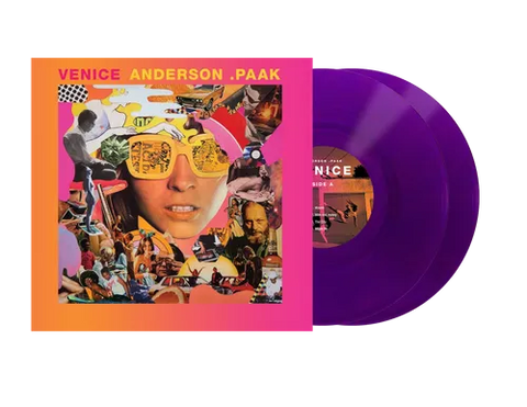 ANDERSON PAAK VENICE LIMITED online STORE EXCLUSIVE FUSCHIA CLOUDY CLEAR GALAXY VINYL