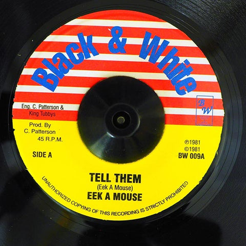 Eek-A-Mouse - Tell Them / King Tubby - Tall Man Dub (7" Vinyl)